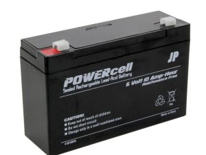 JP Powercell Gel Battery, 6V 10Ah