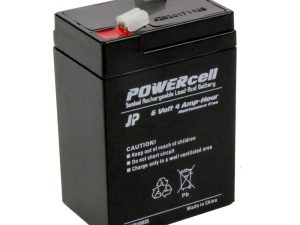 JP Powercell Gel Battery, 6V 4Ah