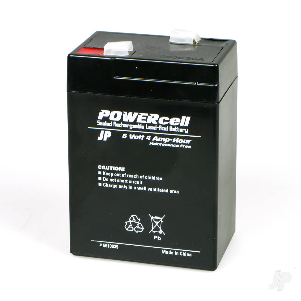 JP Powercell Gel Battery, 6V 4Ah - Image 2