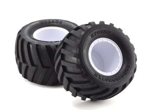 KYOSHO Pre-Glued High Grip Soft Tires (2) EP MadVan VE