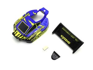 KYOSHO Pre-painted Mini-Z Buggy Inferno MP9 TKI3 Body Set - Blue-Yellow