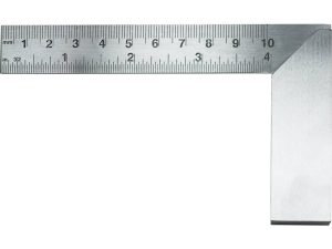 Excel Precision Carbon Steel Machine Square, 4in (10.16cm)