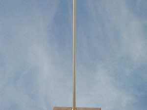 Ripmax Profiled Flagstaff Complete (Brass)(Pk2)