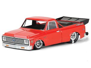 Pro-Line PROLINE 1972 CHEVY C-10 CLEAR DRAG BODY FOR 2WD DRAG TRUCK