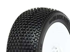 Pro-Line PROLINE 'BLOCKADE' S2 PREMOUNT VELOCITY V2 WHITE WHEELS (2)