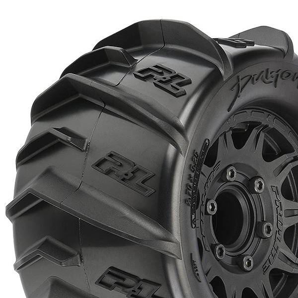 Pro-Line PROLINE DUMONT 2.8" SAND TYRES RAID BLK 6X30 R/HEX 12MM WHEEL