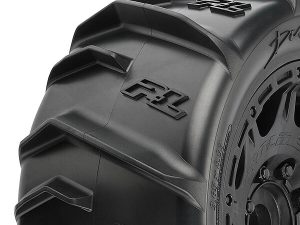 Pro-Line PROLINE DUMONT PADDLE SAND/SNOW ON 5.7" RAID BLACK WHEELS