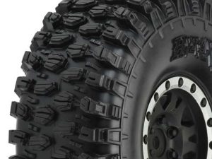 Pro-Line PROLINE HYRAX 1.9" PREDATOR ON IMPULSE BLK/SILV B/LOCK WHEELS