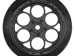Pro-Line PROLINE SHOWTIME FRONT 2.2/2.7 BLACK WHEELS HEX DRAG CAR