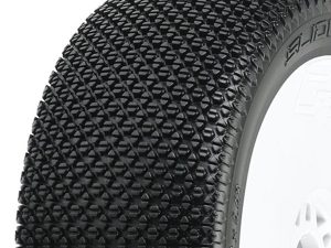 Pro-Line PROLINE 'SLIDE LOCK' M3 PRE-MOUNT VEL. V2 WHITE WHEELS (2)