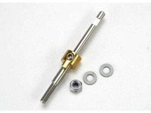 Traxxas Propeller shaft (1pc), for 3/16in ID propellers / drive dog (1pc) / 4.0 GS (1pc) / 4x8mmTW (2 pcs) / 4.0 NL (1pc). (2 Sets req. for Villain EX)