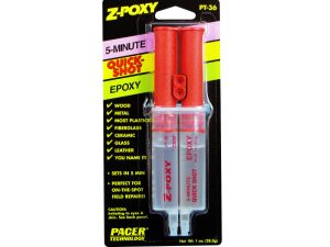 Zap PT36 Z-Poxy 5 Minute Epoxy Dual Syringe 1oz (Box of 12)