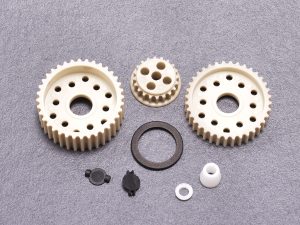 Schumacher Pulleys; Fr; Rr; 20t - Mi1