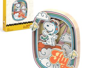 Puremind Peanuts™ Snoopy's Pilot Dreams Wooden Magnet