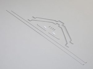 E-flite Pushrod Float Wire Set: 1.2m Clipped Wing Cub