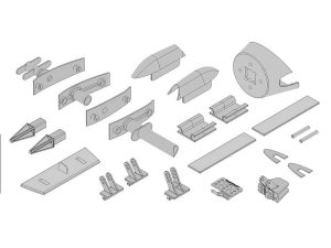 Multiplex PVC-parts EasyGlider 4