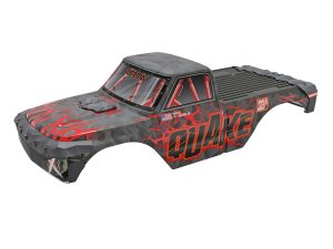 Arrma QUAKE Painted Decaled Trimmed Body Set, Red