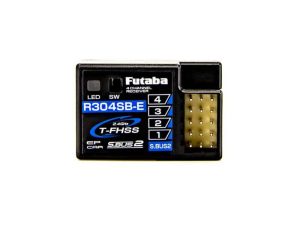 Futaba R304SB-E 4-Channel (PWM) Surface Receiver with S.BUS for Telemetry T-FHSS (Internal Aerial)