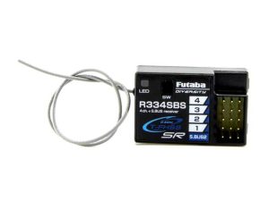Futaba R334SBS 4-Channel (PWM) Surface Receiver with S.BUS for Telemetry T-FHSS SR / T-FHSS