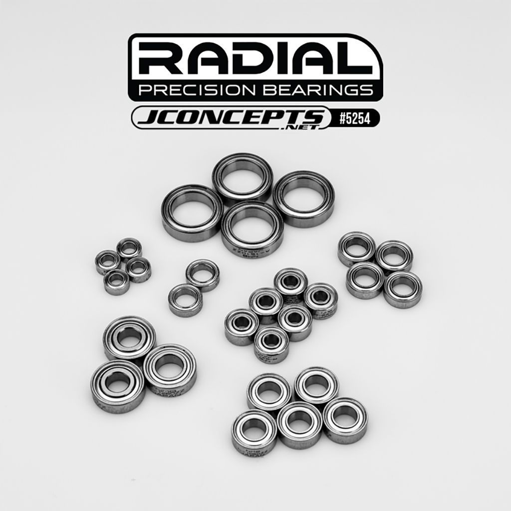 JConcepts Radial NMB Bearing Kit 28pc - Fits XRAY XB2 24 25