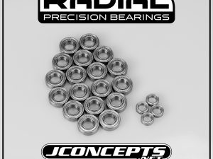 JConcepts Radial NMB bearing kit - Fits XRAY XB8 2025 - 22pc
