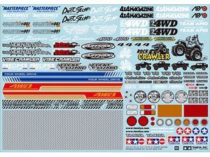 Tamiya RC SPONSER STICKER SET