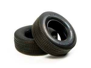 Tamiya RC TRACTOR TRUCK TIRES (2PCS) HARD 30MM
