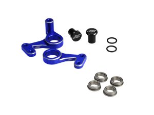 JConcepts RC10 Aluminum Steering Bell-Crank Set-Blue