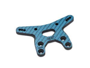 JConcepts RC10B7 -2mm Carbon Fibre Front Shock Tower - Blue