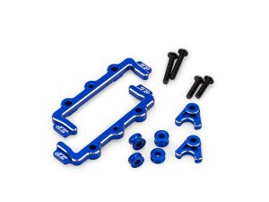 JConcepts RC10B7 Aluminum Battery Hold and Swing Set - Blue