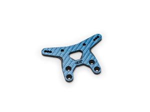 JConcepts RC10B7 Carbon Fiber Front Shock Tower - Blue