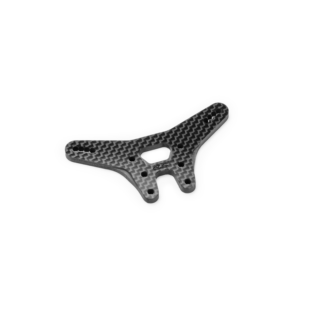 JConcepts RC10B7 Carbon Fiber Rear Shock Tower - Black
