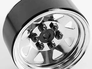 RC4WD 6 LUG WAGON 1.9" STEEL STAMPED BEADLOCK WHEELS (CHROME)