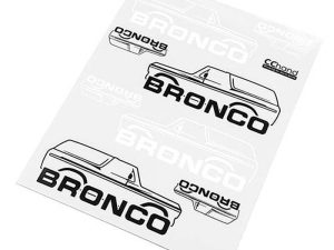 RC4WD BODY DECALS FOR TRAXXAS TRX-4 '79 BRONCO RANGER XLT (STYLE B)