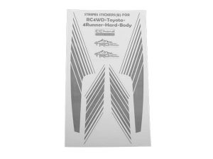 RC4WD BOOGIE BODY STRIPES FOR 1985 TOYOTA 4RUNNER HARD BODY