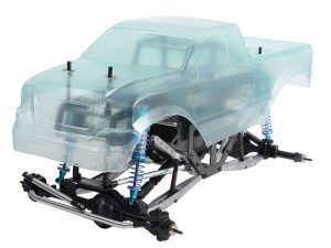 RC4WD CARBON ASSAULT 1/10TH MONSTER TRUCK BUILDER'S KIT W/ MANTICORE LEXAN BODY SET