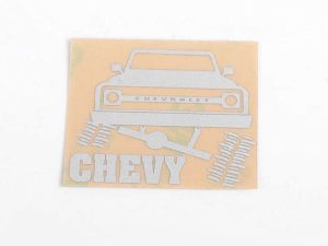 RC4WD CHROME CHEVY DECALS