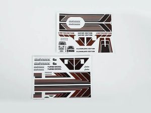 RC4WD COMPLETE GRAPHIC DECAL SET FOR CRUISER BODY