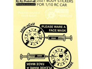 RC4WD COVID DECAL SHEET FOR MST 4WD OFF-ROAD CAR KIT W/ J4 JIMNY BODY