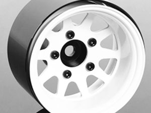 RC4WD DEEP DISH WAGON 1.55" STAMPED STEEL BEADLOCK WHEELS (WHITE)