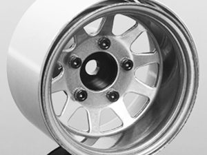 RC4WD DEEP DISH WAGON 1.55" STAMPED STEEL BEADLOCK WHEELS (CHROME)