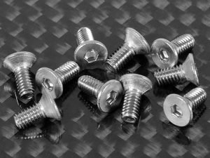 RC4WD FLAT HEAD CAP SCREWS M2.5 X 6MM (10)