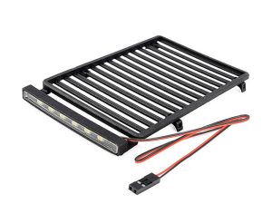 RC4WD FLAT ROOF RACK W/ LED FOR AXIAL SCX24 JEEP WRANGLER JLU