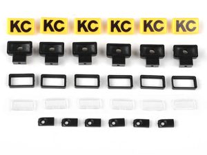 RC4WD KC HILITES RECTANGLE LIGHTS WITH COVERS