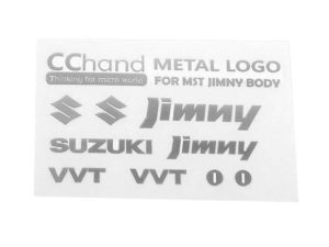 RC4WD METAL EMBLEMS MST 1/10 CMX W/ JIMNY J3 BODY (SILVER)
