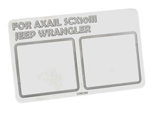 RC4WD MIRROR DECALS FOR AXIAL 1/10 SCX10 III JEEP (GLADIATOR/WRANGLER)