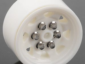 RC4WD OEM PLASTIC 0.7" BEADLOCK WHEELS (WHITE)