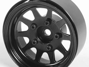 RC4WD OEM STAMPED STEEL 1.55" BEADLOCK WHEELS (BLACK)