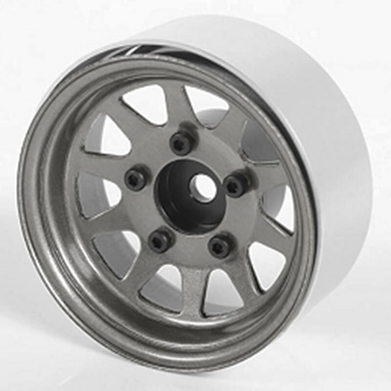 RC4WD OEM STAMPED STEEL 1.55" BEADLOCK WHEELS (PLAIN)