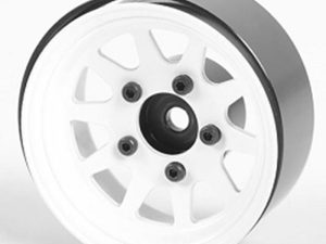 RC4WD OEM STAMPED STEEL 1.55" BEADLOCK WHEELS (WHITE)